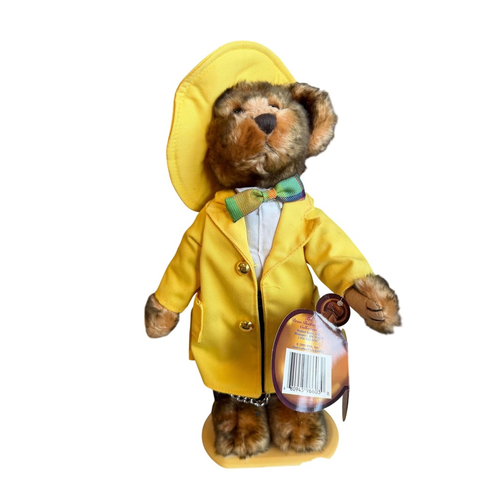 Brass‎ Button Bears Ltd 1930's "Mookie" 20th C. Plush Yellow Jazz Era Zoot Suit